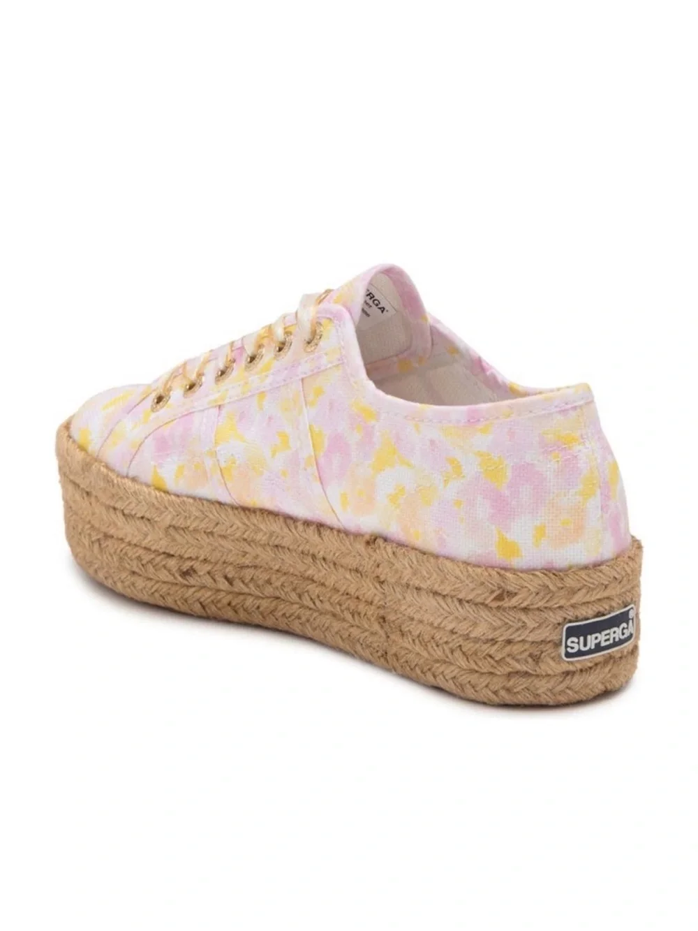 NWOT 41.5 loveshackfancy X superga Perky platform espadrille sneakers